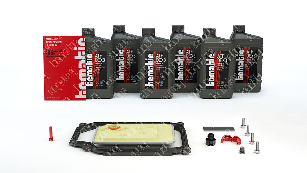 Onderd.set, olie verversen van automatische versnellingsbak Tcmatic 105.106.1002