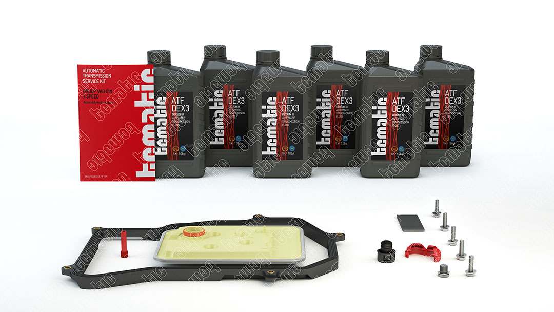 Onderd.set, olie verversen van automatische versnellingsbak Tcmatic 105.106.1003