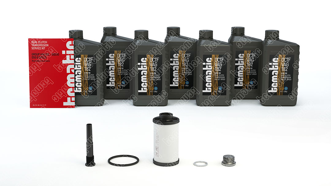 Onderd.set, olie verversen van automatische versnellingsbak Tcmatic 105.106.1024