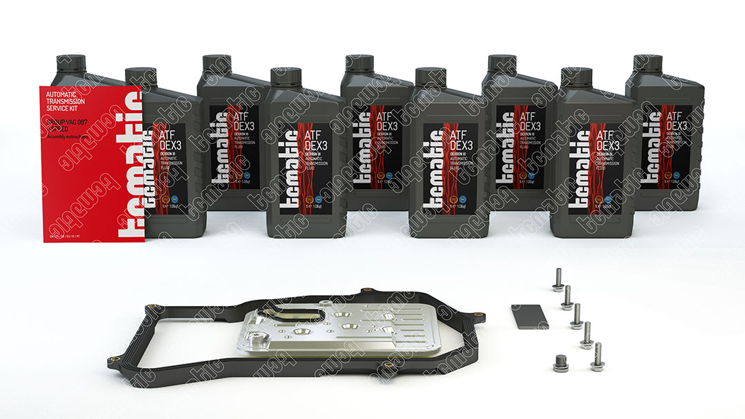 Onderd.set, olie verversen van automatische versnellingsbak Tcmatic 105.106.2008