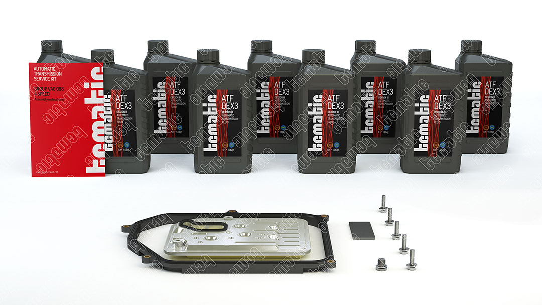 Onderd.set, olie verversen van automatische versnellingsbak Tcmatic 105.106.2009