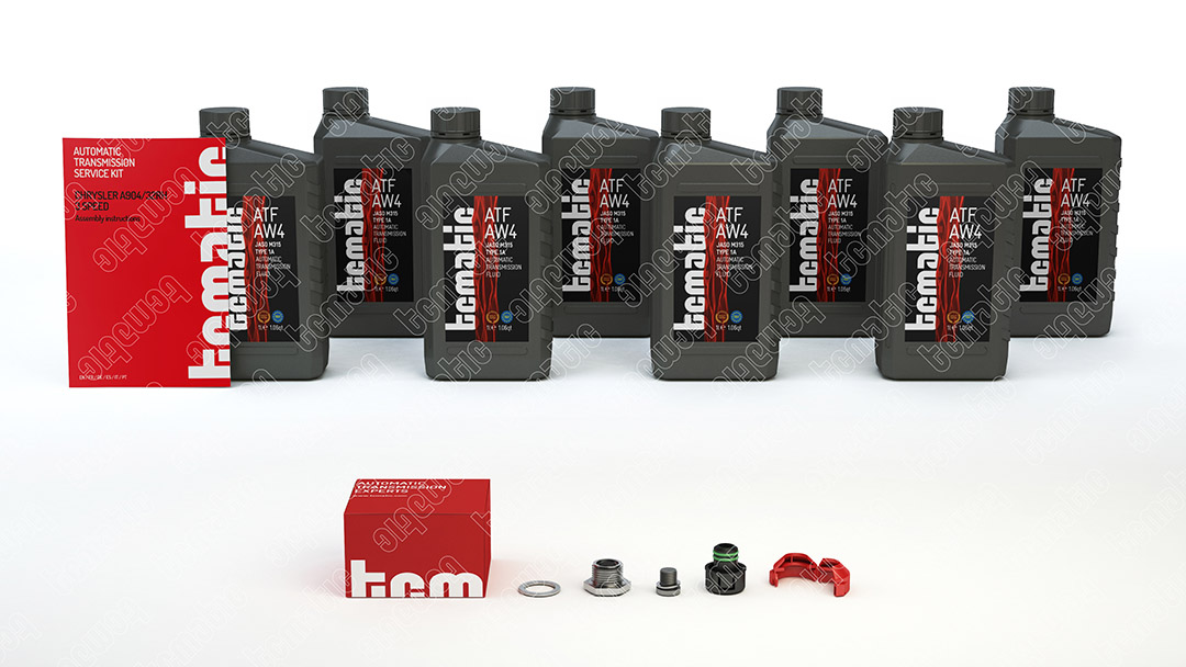 Onderd.set, olie verversen van automatische versnellingsbak Tcmatic 105.107.1004