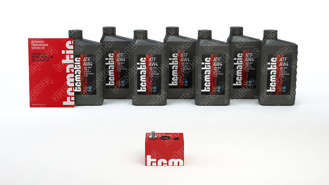 Onderd.set, olie verversen van automatische versnellingsbak Tcmatic 105.107.1005