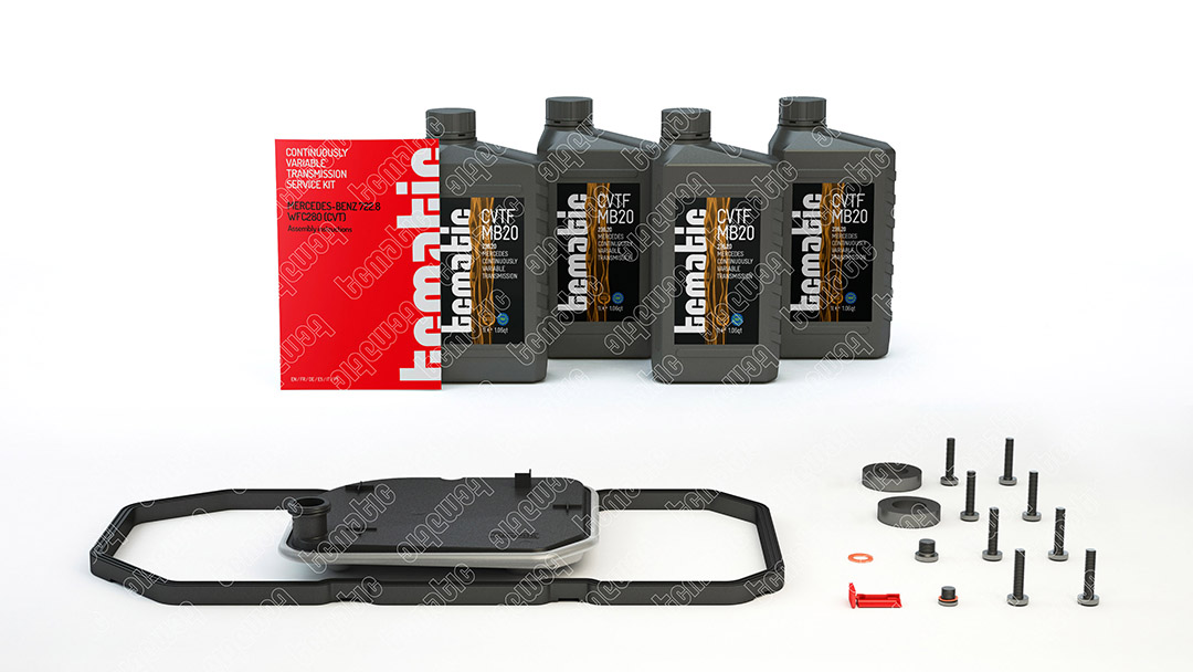 Onderd.set, olie verversen van automatische versnellingsbak Tcmatic 105.108.0007