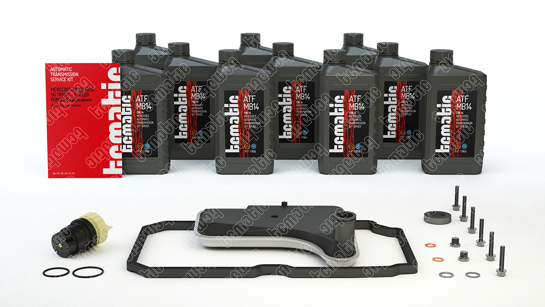 Onderd.set, olie verversen van automatische versnellingsbak Tcmatic 105.108.1005