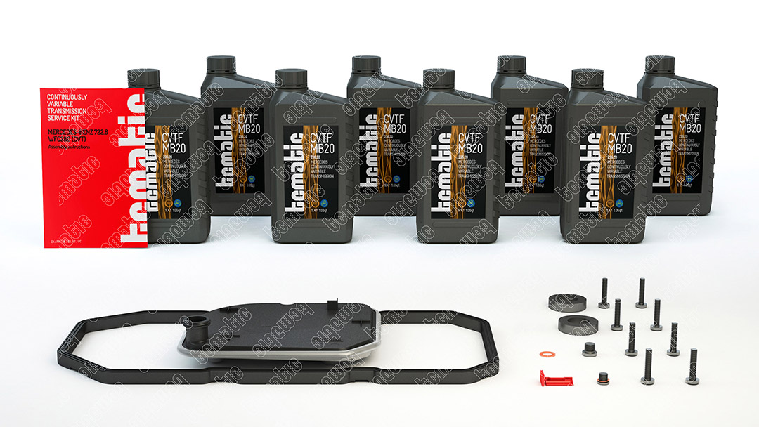 Onderd.set, olie verversen van automatische versnellingsbak Tcmatic 105.108.1007