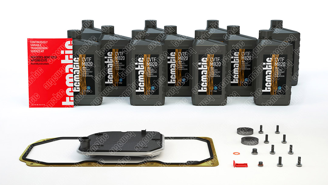 Onderd.set, olie verversen van automatische versnellingsbak Tcmatic 105.108.1008