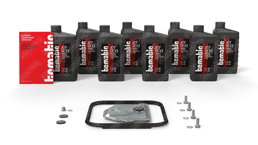 Onderd.set, olie verversen van automatische versnellingsbak Tcmatic 105.108.1018