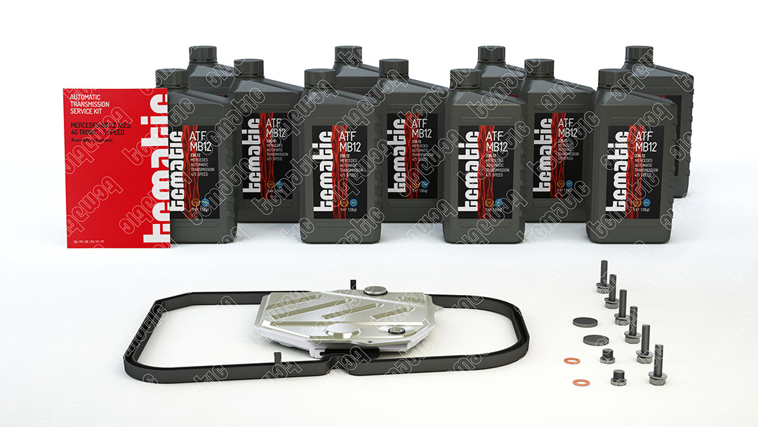 Onderd.set, olie verversen van automatische versnellingsbak Tcmatic 105.108.2003