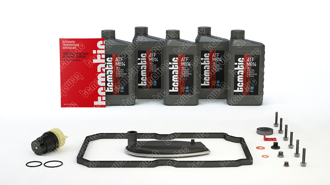 Onderd.set, olie verversen van automatische versnellingsbak Tcmatic 105.108.3004