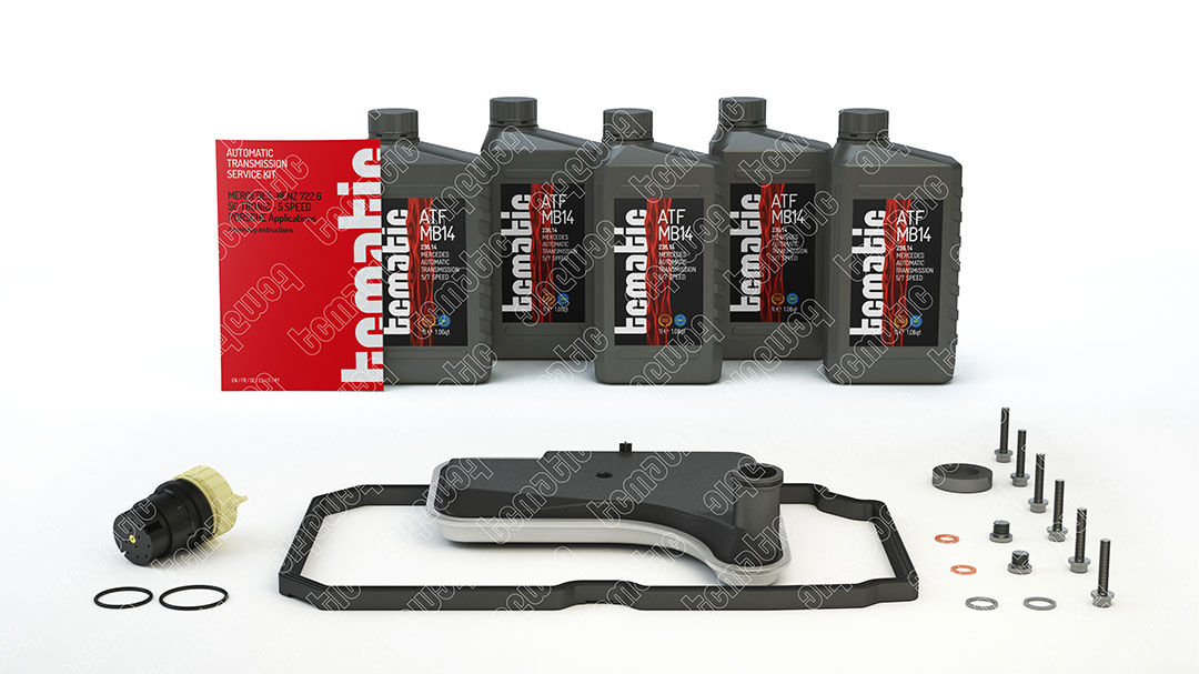 Onderd.set, olie verversen van automatische versnellingsbak Tcmatic 105.108.3005