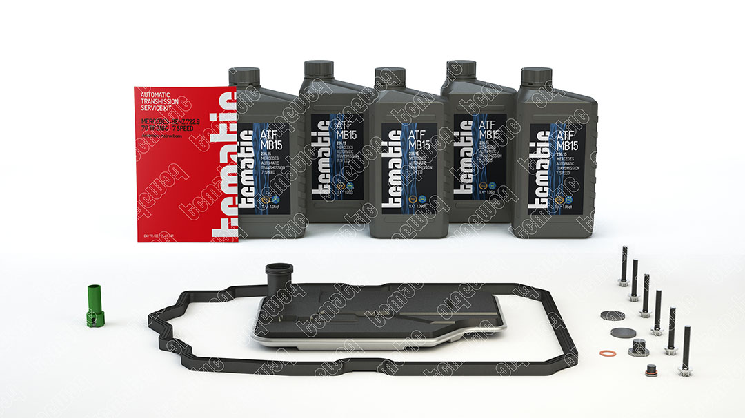 Onderd.set, olie verversen van automatische versnellingsbak Tcmatic 105.108.3010