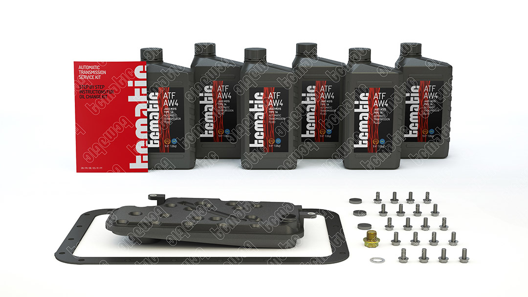 Onderd.set, olie verversen van automatische versnellingsbak Tcmatic 105.109.0001