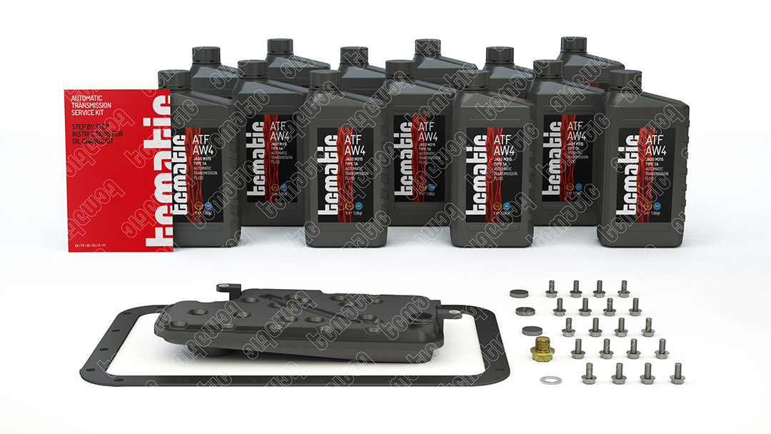 Onderd.set, olie verversen van automatische versnellingsbak Tcmatic 105.109.2001