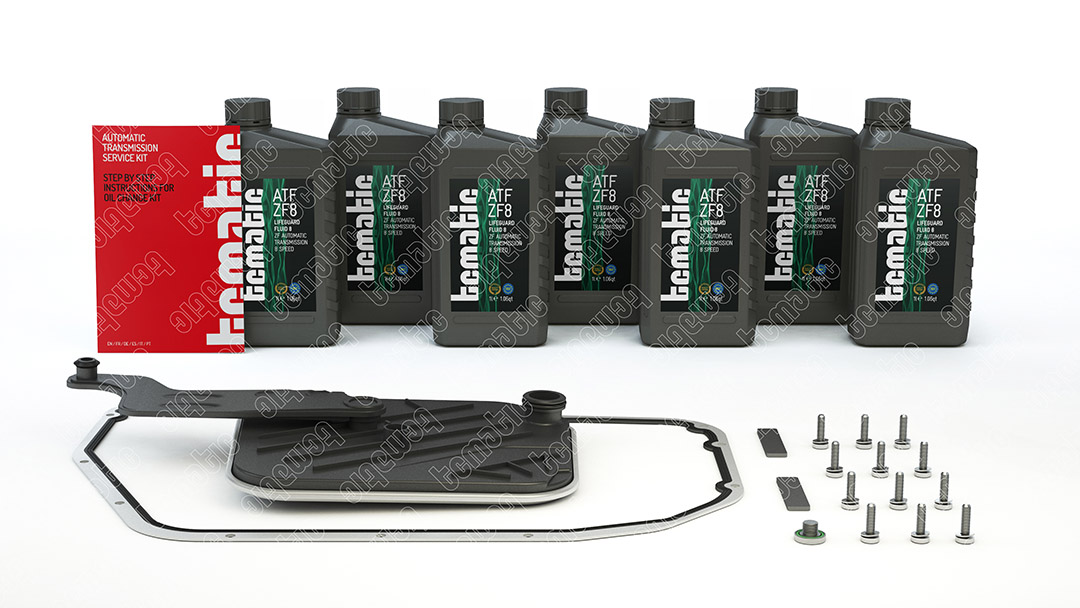 Onderd.set, olie verversen van automatische versnellingsbak Tcmatic 105.111.0020