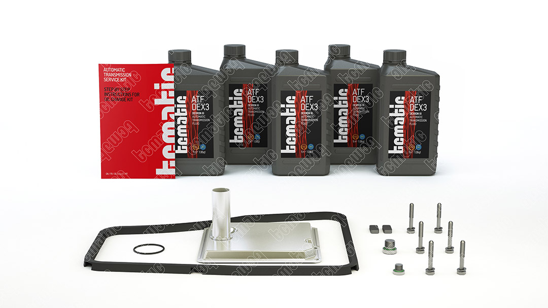 Onderd.set, olie verversen van automatische versnellingsbak Tcmatic 105.111.0026