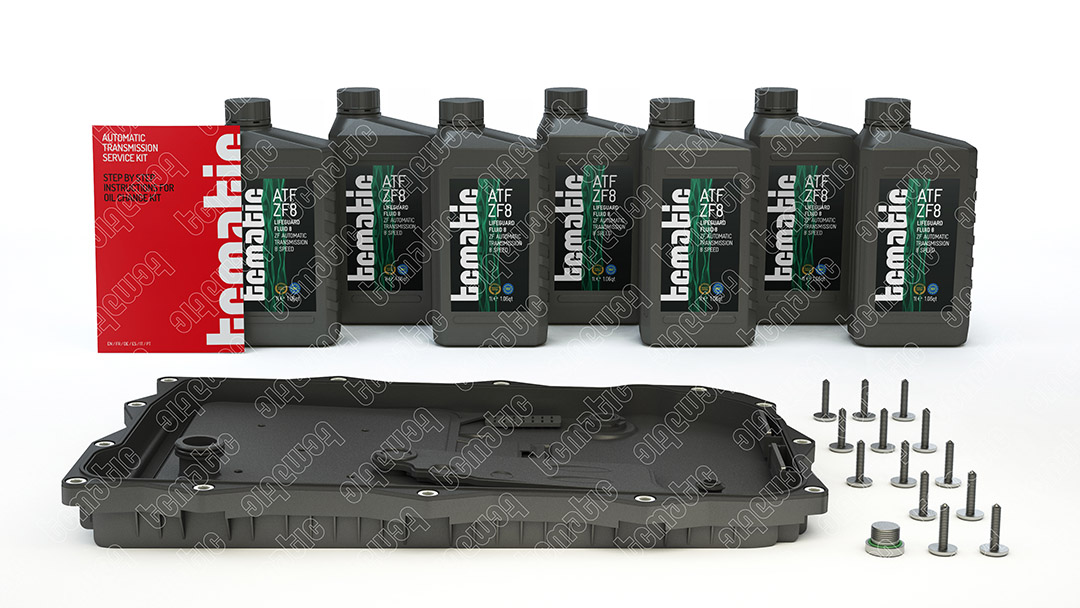 Onderd.set, olie verversen van automatische versnellingsbak Tcmatic 105.111.0030