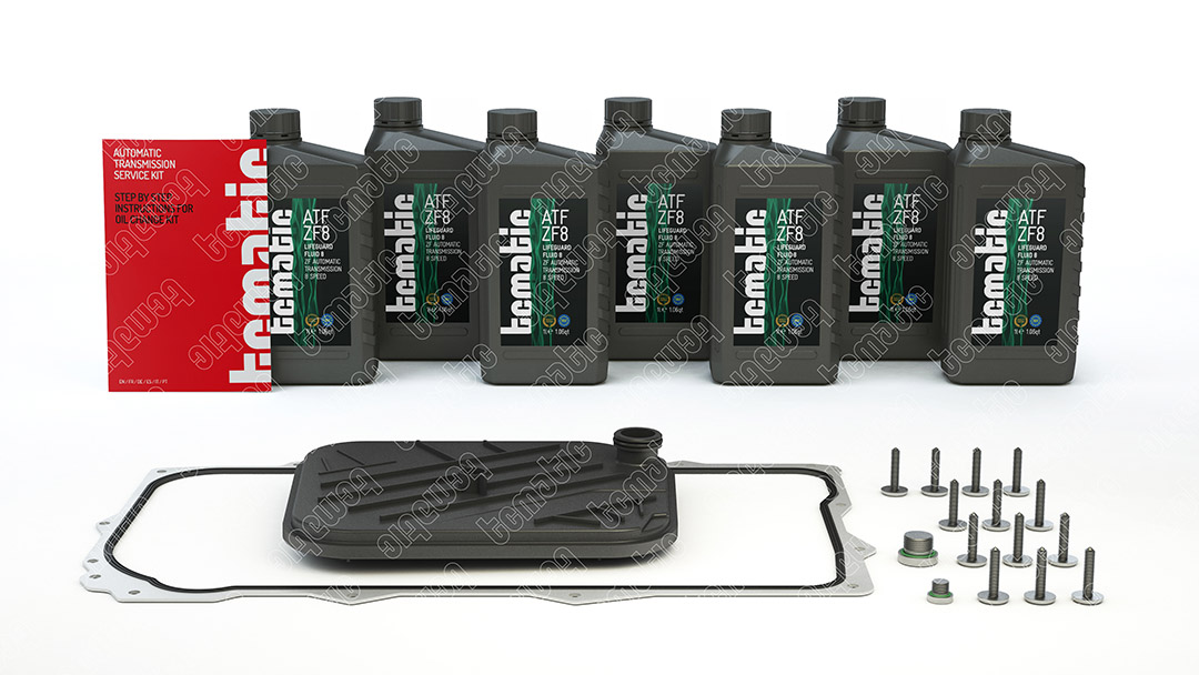 Onderd.set, olie verversen van automatische versnellingsbak Tcmatic 105.111.0033