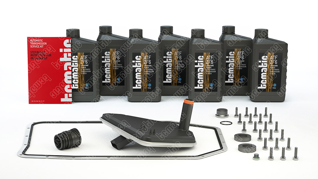 Onderd.set, olie verversen van automatische versnellingsbak Tcmatic 105.111.0035