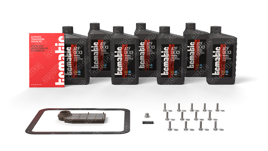 Onderd.set, olie verversen van automatische versnellingsbak Tcmatic 105.111.0036