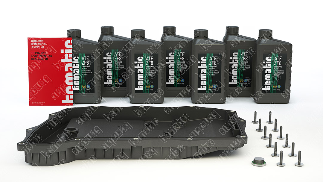 Onderd.set, olie verversen van automatische versnellingsbak Tcmatic 105.111.0041