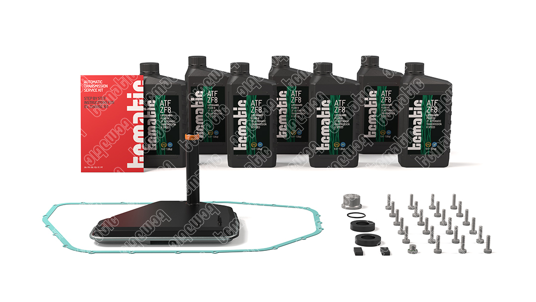 Onderd.set, olie verversen van automatische versnellingsbak Tcmatic 105.111.0042