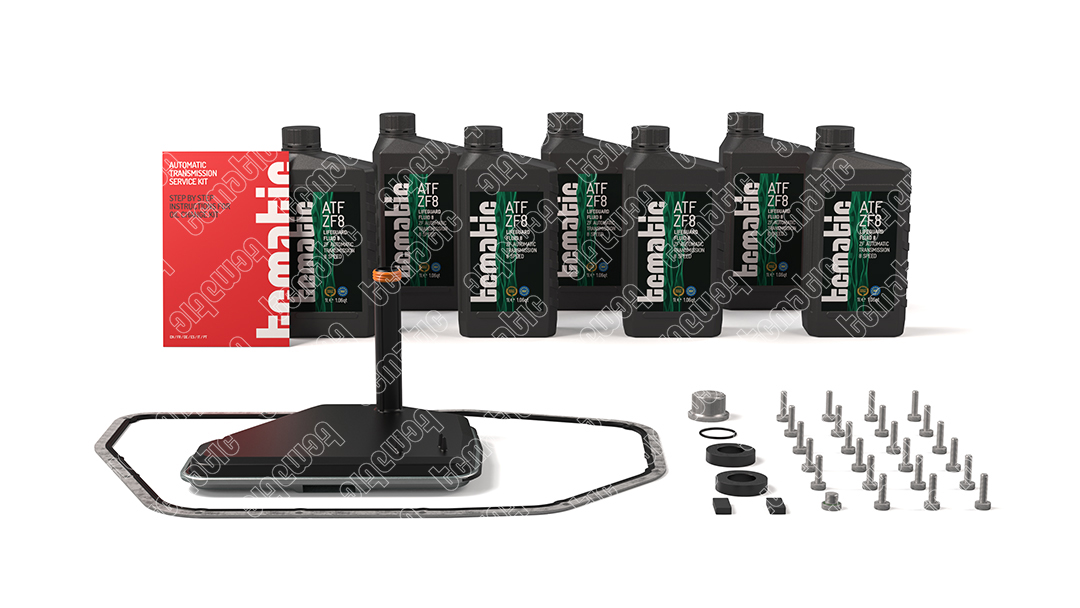 Onderd.set, olie verversen van automatische versnellingsbak Tcmatic 105.111.0044