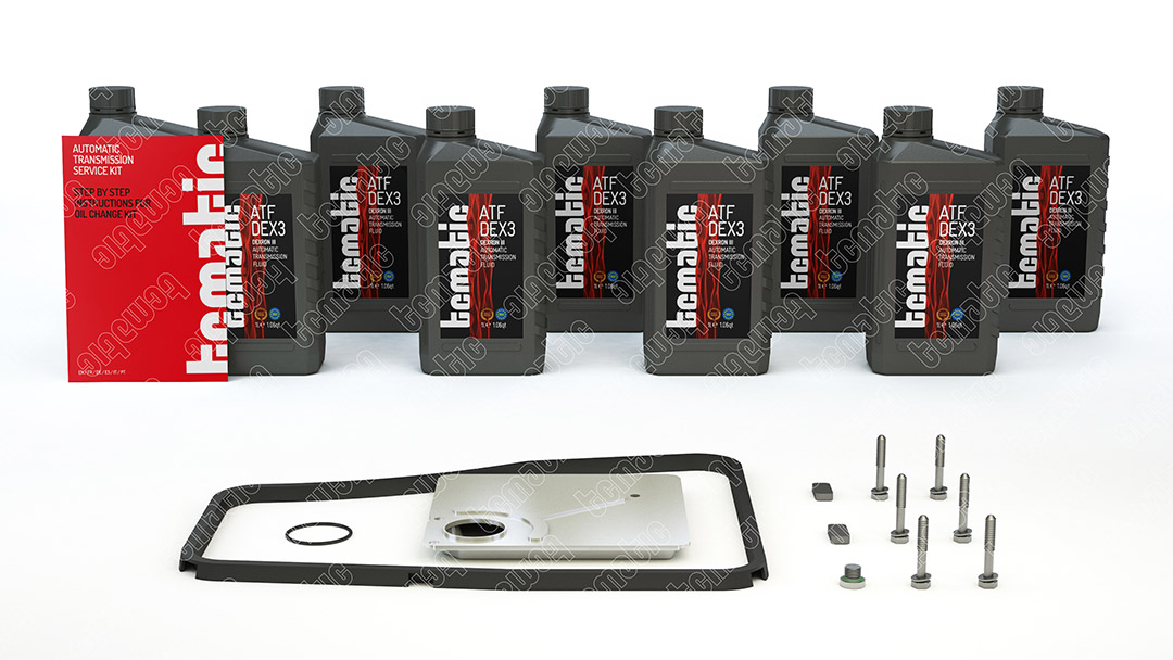 Onderd.set, olie verversen van automatische versnellingsbak Tcmatic 105.111.1001