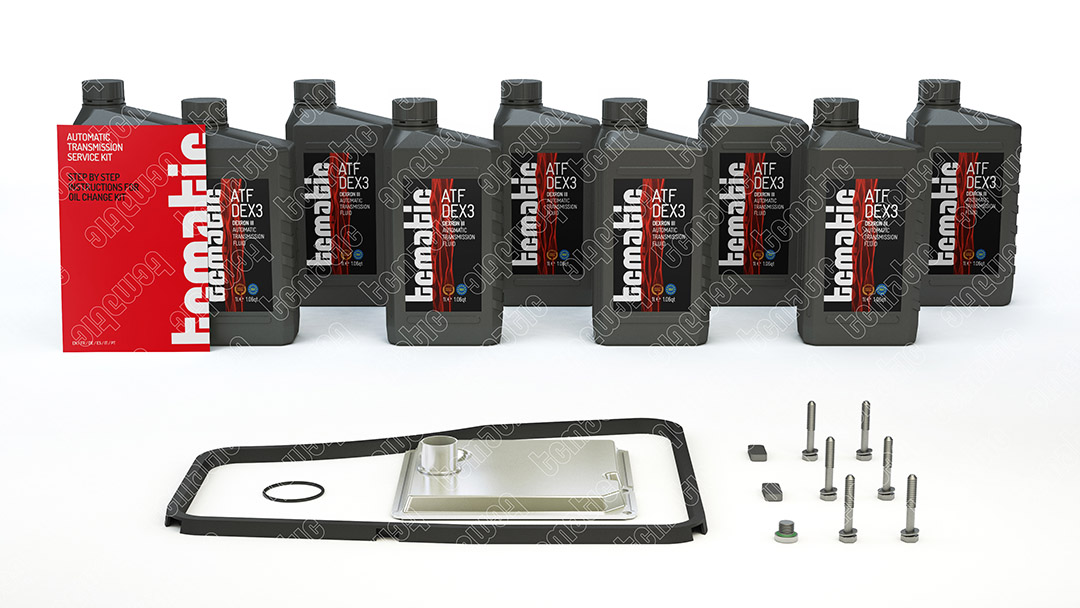 Onderd.set, olie verversen van automatische versnellingsbak Tcmatic 105.111.1004