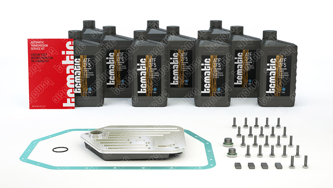 Onderd.set, olie verversen van automatische versnellingsbak Tcmatic 105.111.1009