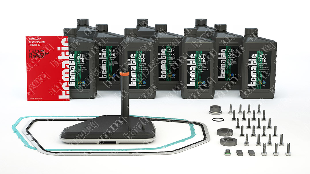 Onderd.set, olie verversen van automatische versnellingsbak Tcmatic 105.111.1013