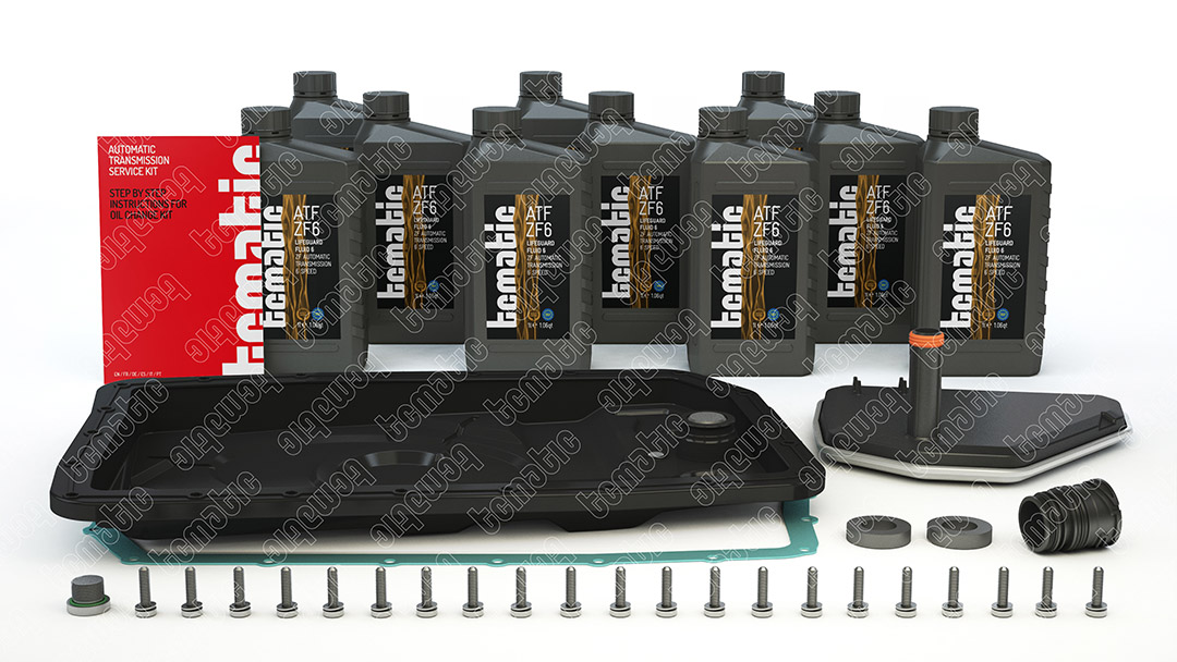 Onderd.set, olie verversen van automatische versnellingsbak Tcmatic 105.111.1027