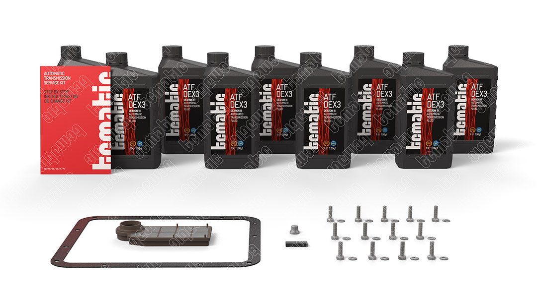 Onderd.set, olie verversen van automatische versnellingsbak Tcmatic 105.111.1036