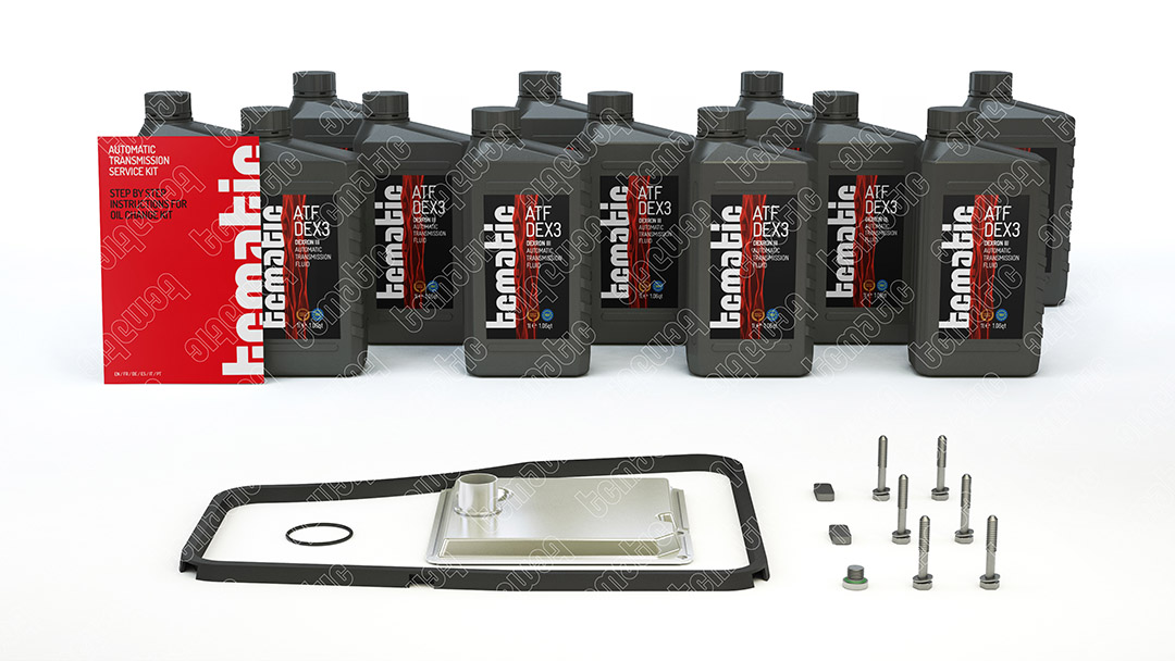 Onderd.set, olie verversen van automatische versnellingsbak Tcmatic 105.111.2004