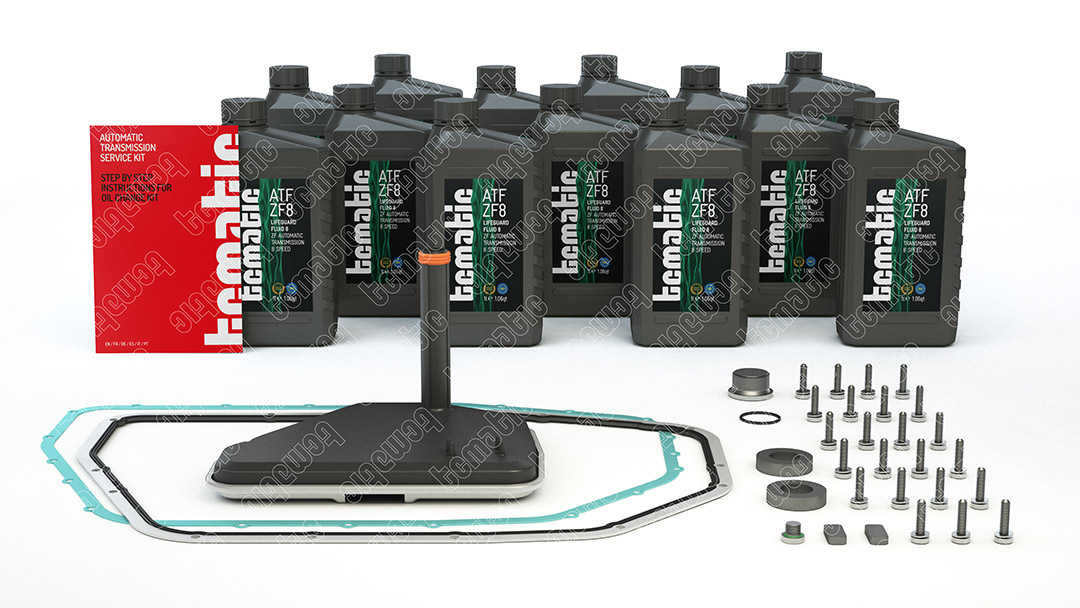 Onderd.set, olie verversen van automatische versnellingsbak Tcmatic 105.111.2013