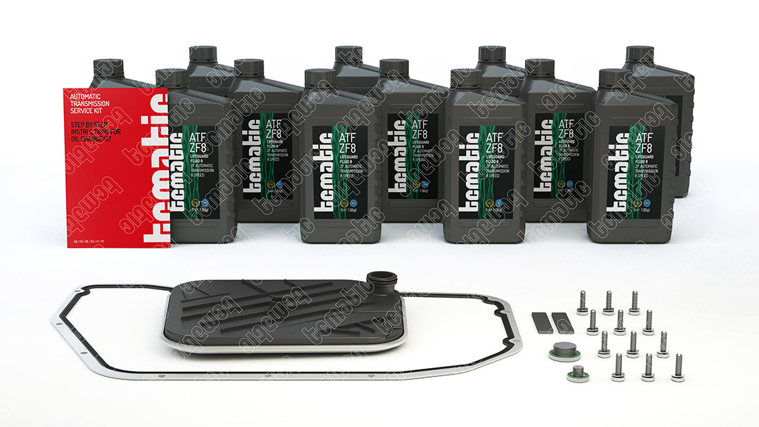 Onderd.set, olie verversen van automatische versnellingsbak Tcmatic 105.111.2025