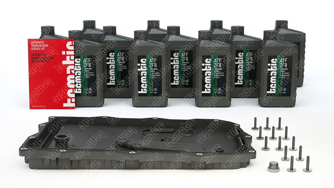 Onderd.set, olie verversen van automatische versnellingsbak Tcmatic 105.111.2030