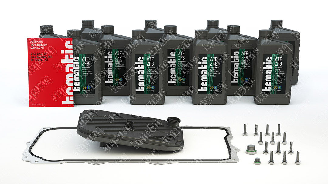 Onderd.set, olie verversen van automatische versnellingsbak Tcmatic 105.111.2031