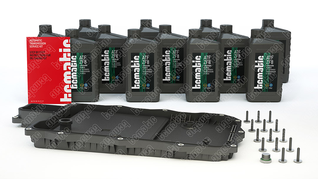 Onderd.set, olie verversen van automatische versnellingsbak Tcmatic 105.111.2032