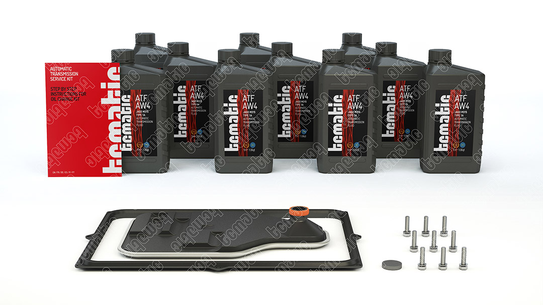 Onderd.set, olie verversen van automatische versnellingsbak Tcmatic 105.116.1001