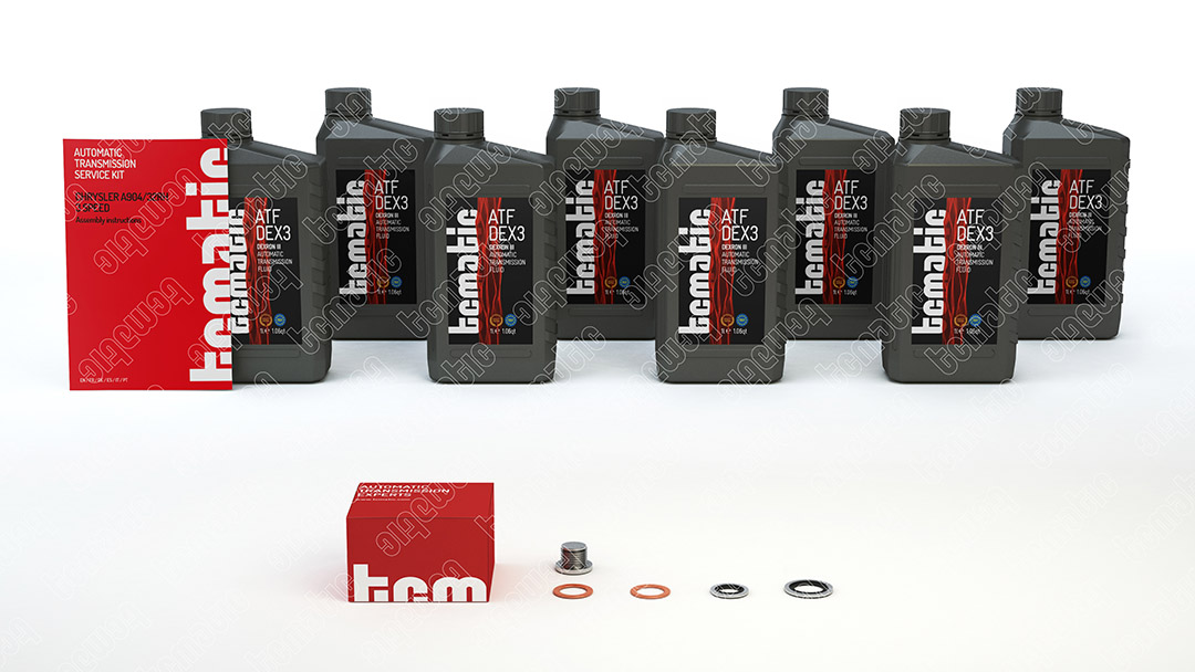 Onderd.set, olie verversen van automatische versnellingsbak Tcmatic 105.118.1001