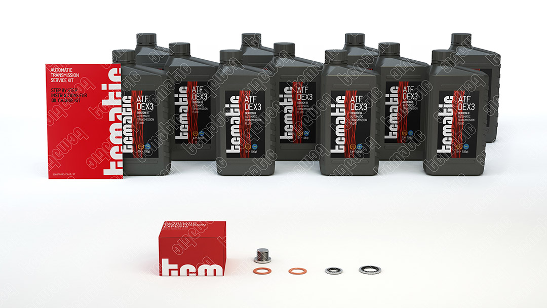 Onderd.set, olie verversen van automatische versnellingsbak Tcmatic 105.118.2001