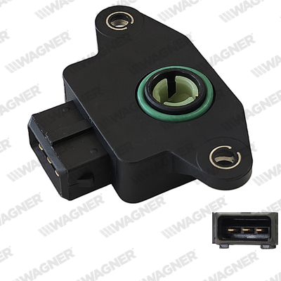 Sensor, smoorkleppenverstelling Wagner THR00012