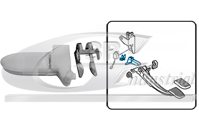 Koppelingspedaal 3RG 24210