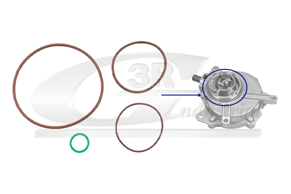 Pakkingset, onderdrukpomp 3RG 74706