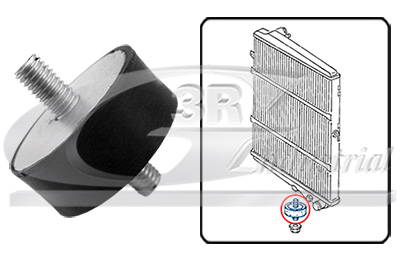 Radiateur ophanging 3RG 80701