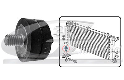 Radiateur ophanging 3RG 80783
