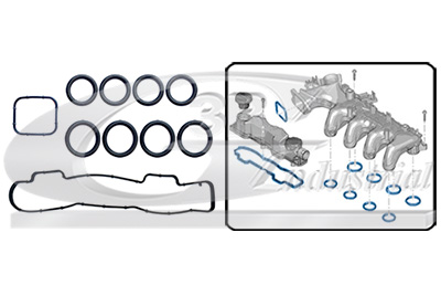 Inlaatspruitstukpakking 3RG 85291