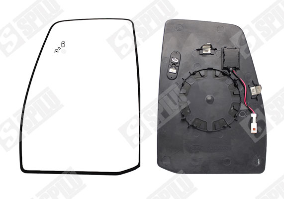 Buitenspiegelglas Spilu 16129