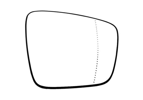 Buitenspiegelglas Spilu 16133